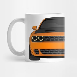 DODGE HELLCAT FRONT ORANGE Mug